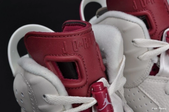Kick Theory Maroon Jordan 6 Retro Air 384664-116 white 0806